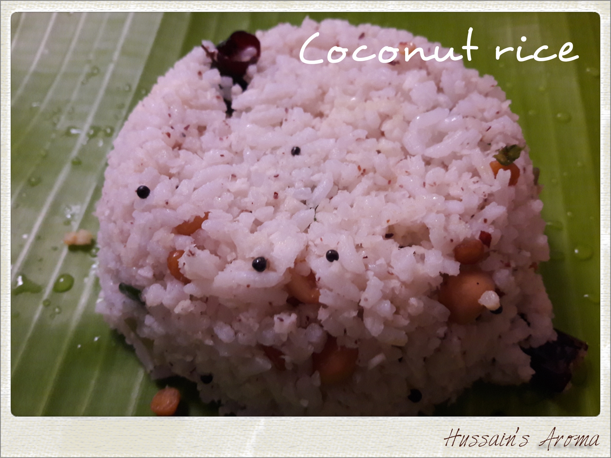 Thengai Saatham / தேங்காய் சாதம் / coconut rice