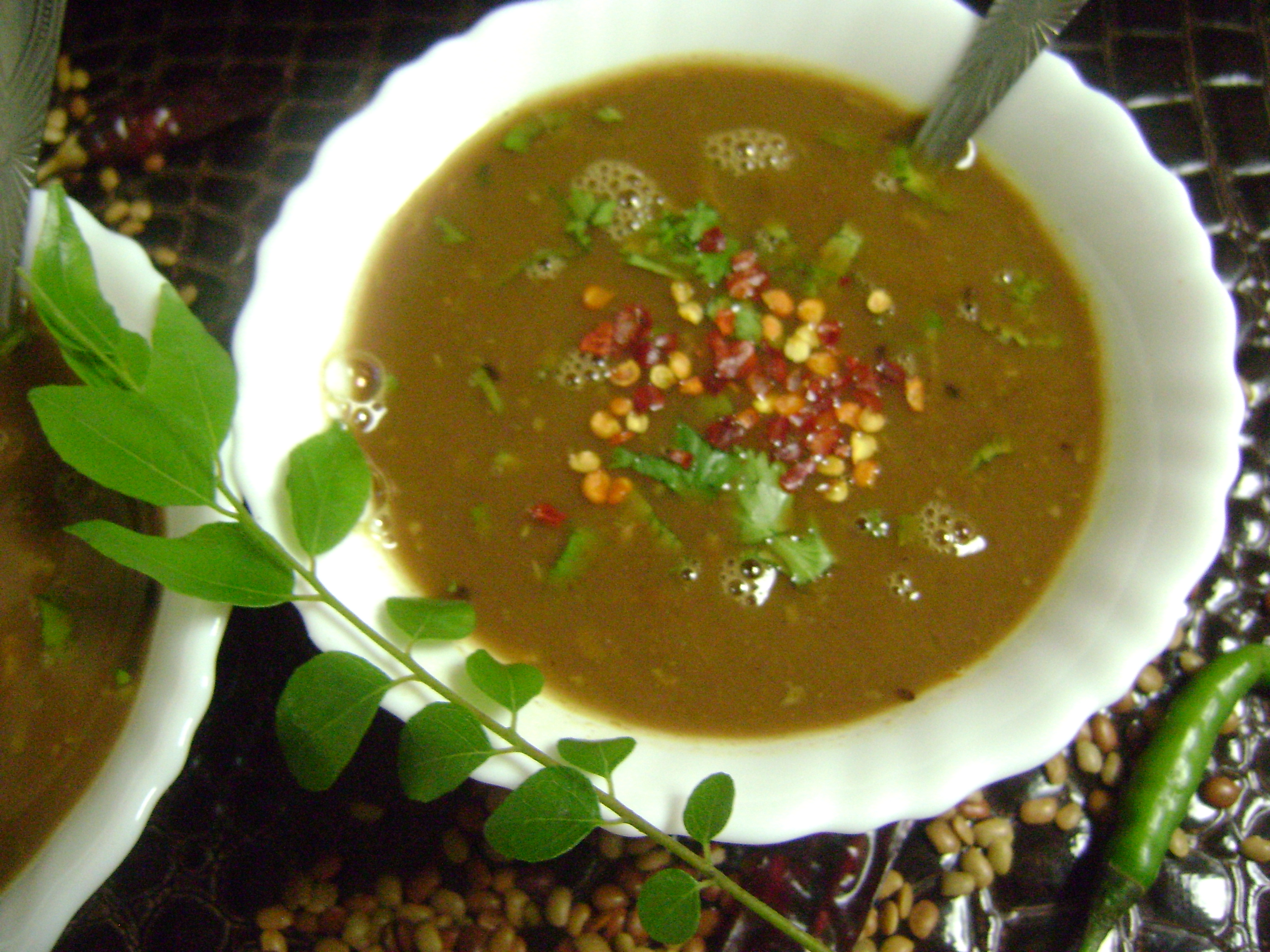 Ulava Charu (Traditional Andhra Rasam / Soup)