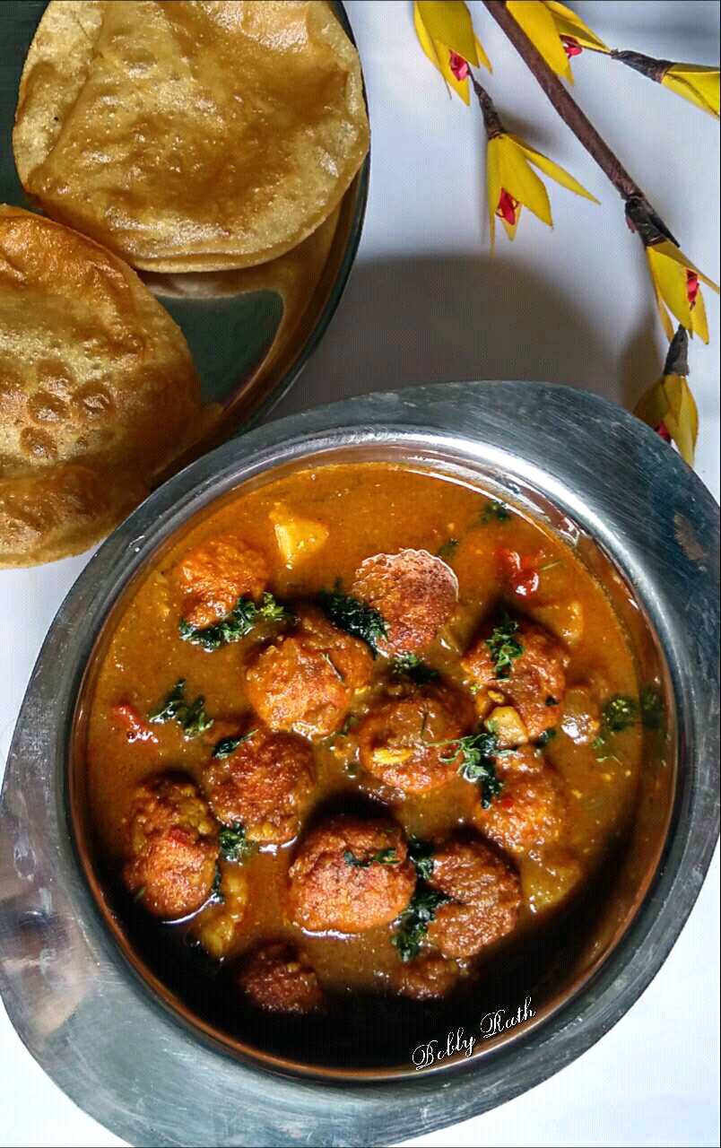 Chhena Tarkari (A Traditional Odia curry recipe)