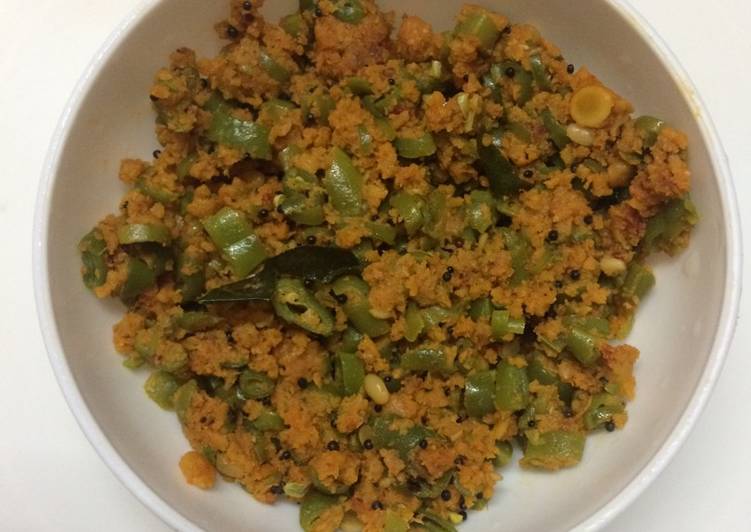 Parapu usili(Traditional south Indian side dish)