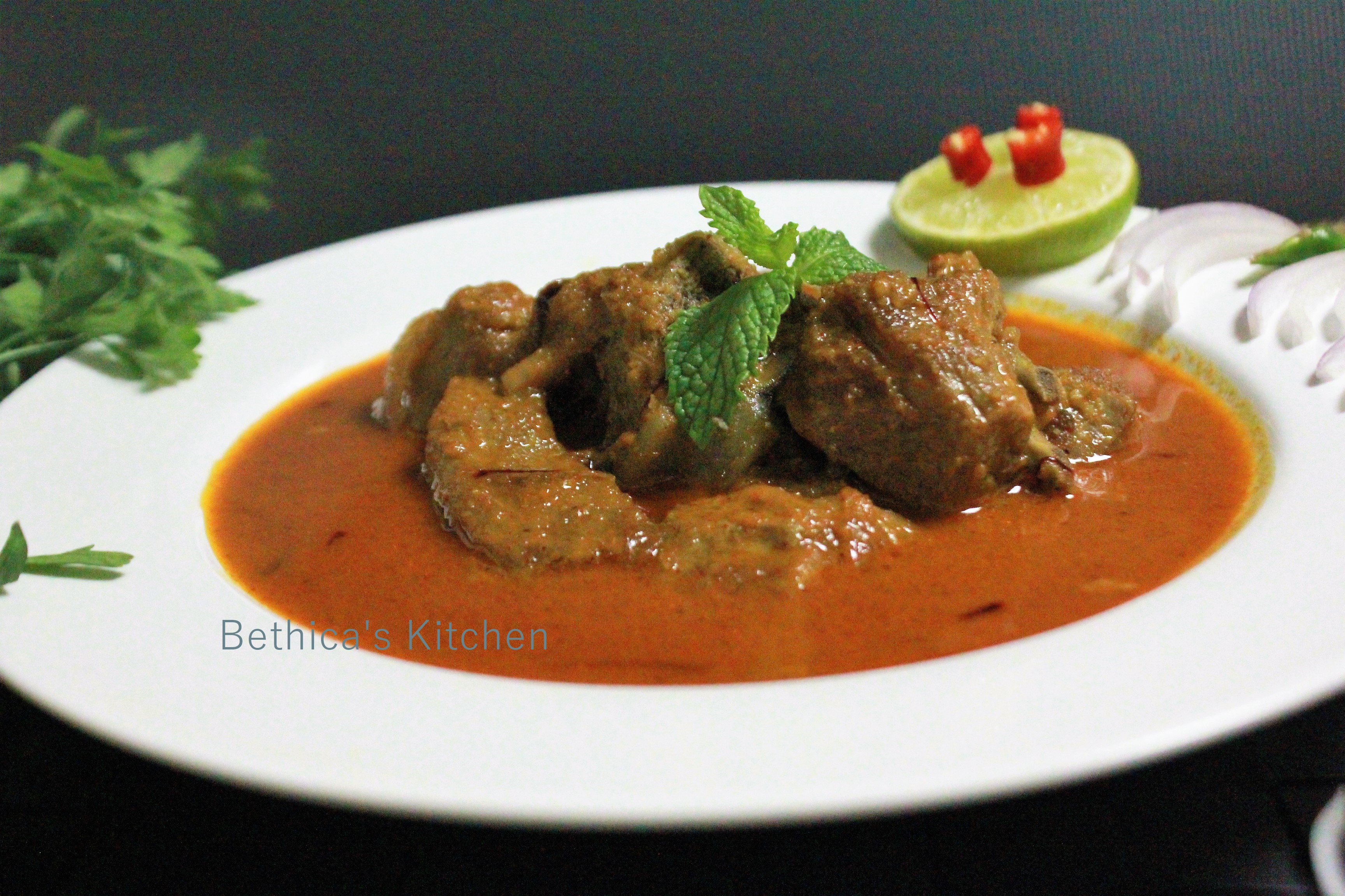 Mutton Kundan Kaliyan (Authentic Awadhi style Mutton Curry) 