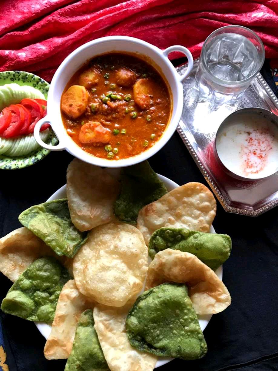 Luchi Dum Aloo...A Traditional Sunday Special Bengali Breakfast