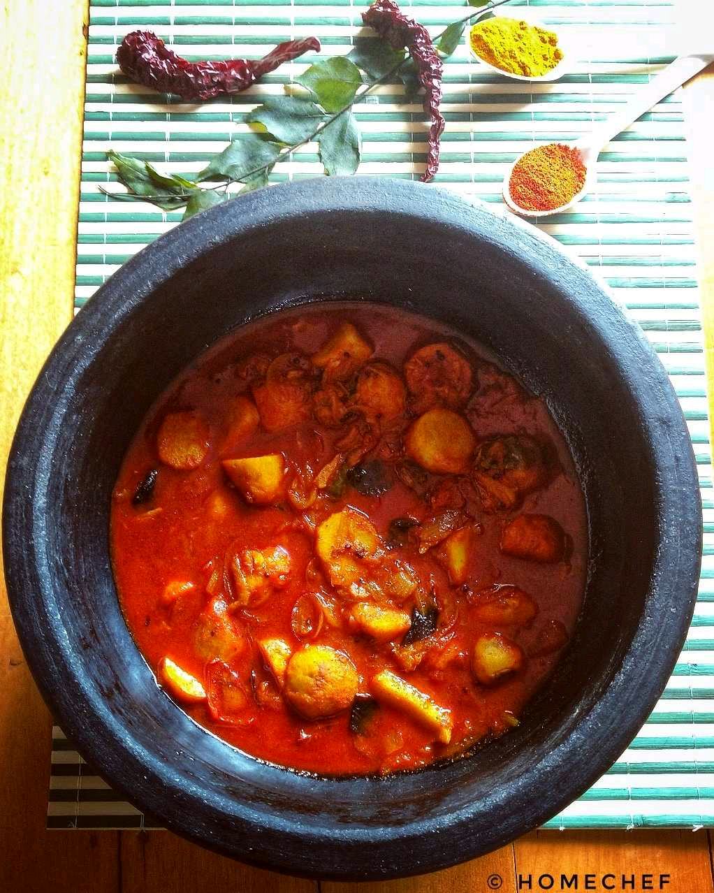 Chembu Mulagu Curry / Arbi Curry