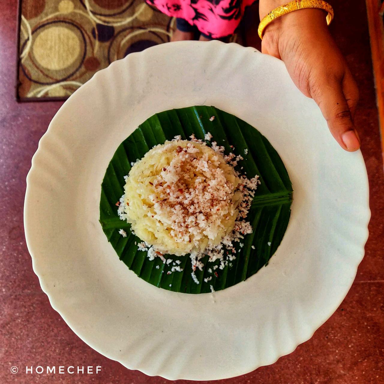 Kappa Puttu / Steamed Cassava Cake