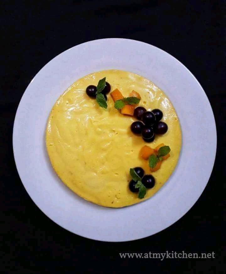 Steamed Mango Yogurt/ Aam Bhapa Doi