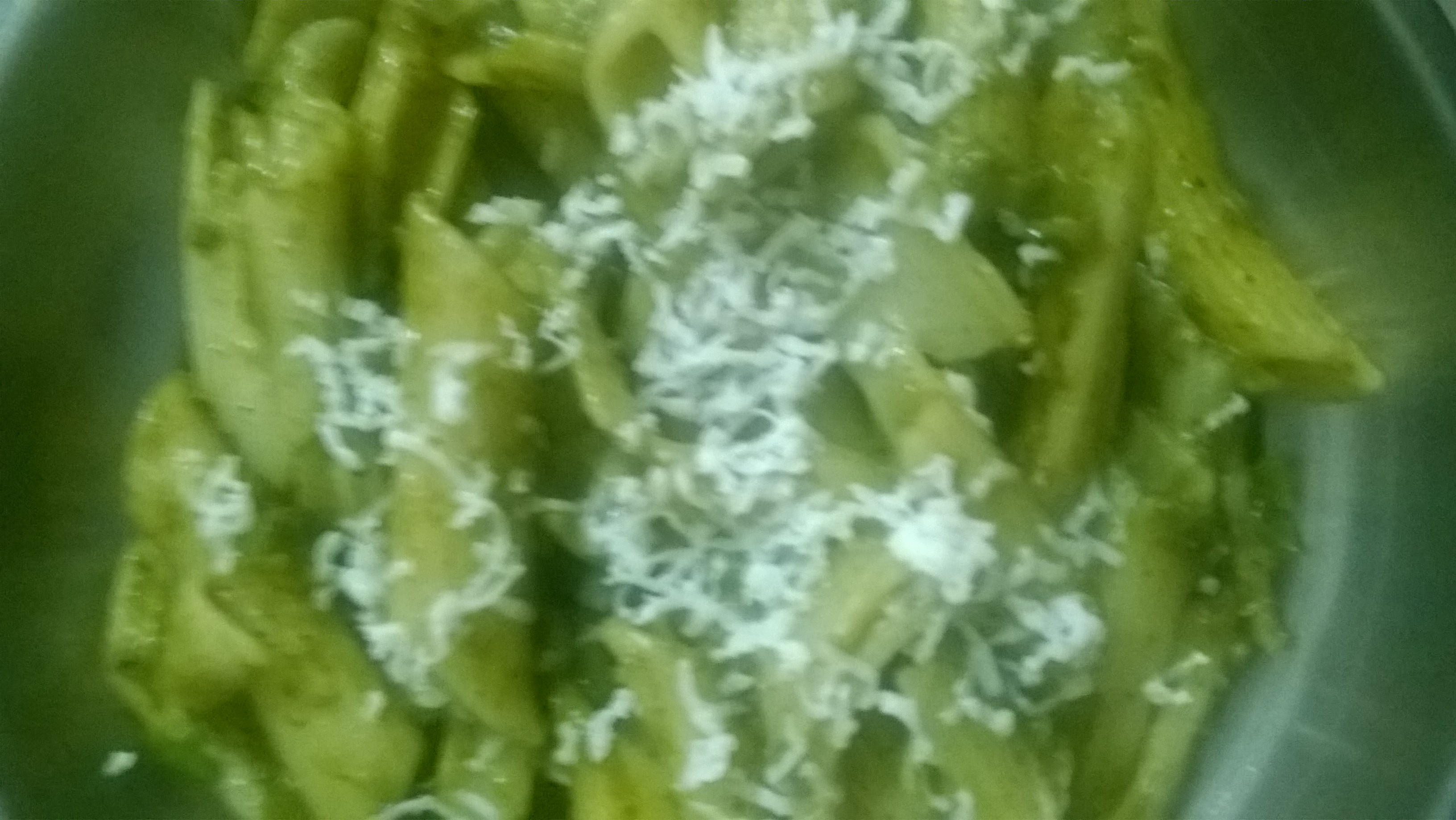 Cheese Green Pasta