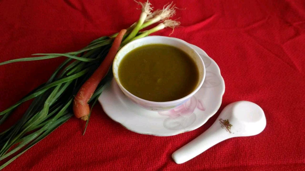 Green Garlic Soup