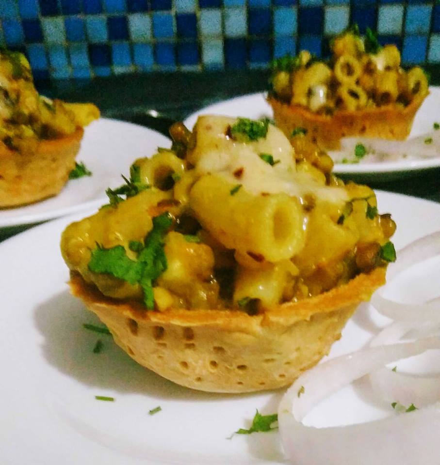 Dal Roti Pasta Cups