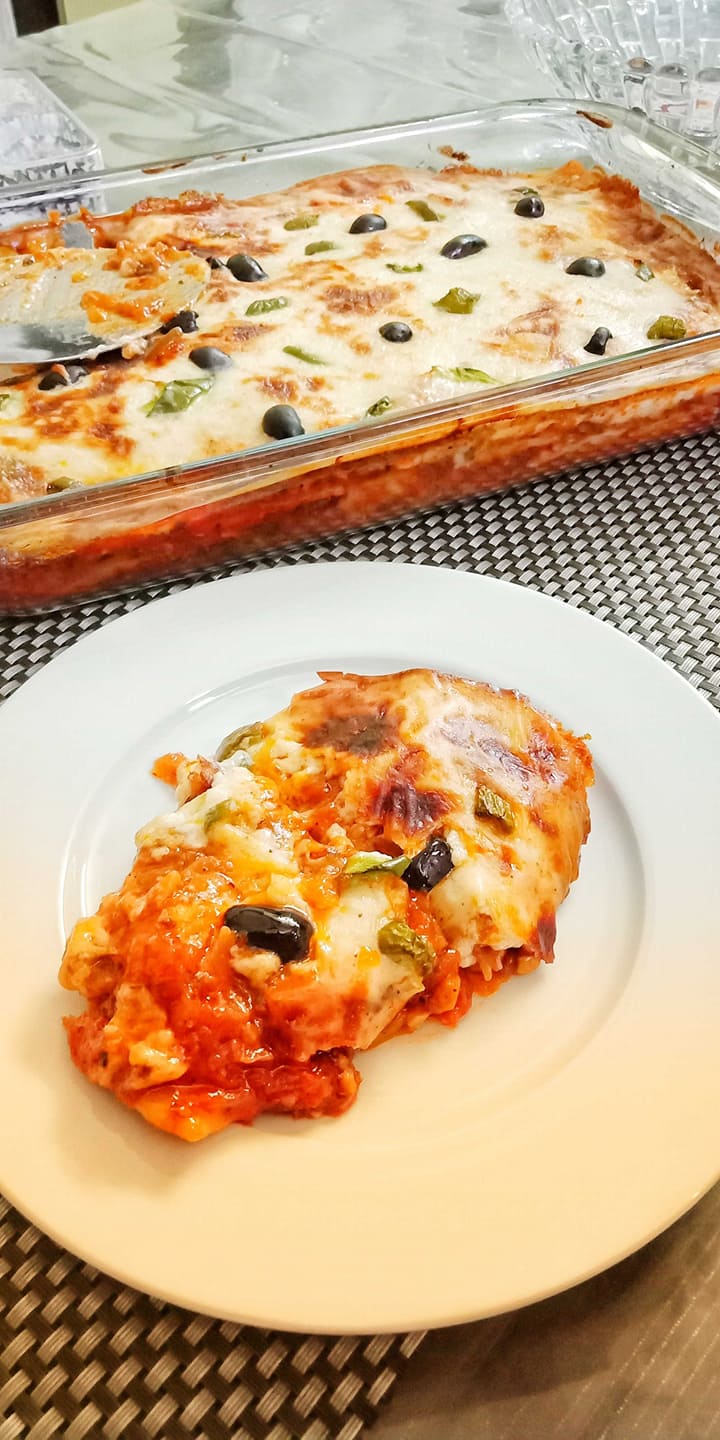  Baked chicken Ravioli With Herbed Tomato Sauce 
