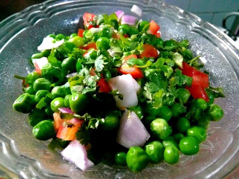 Green Pea Chaat