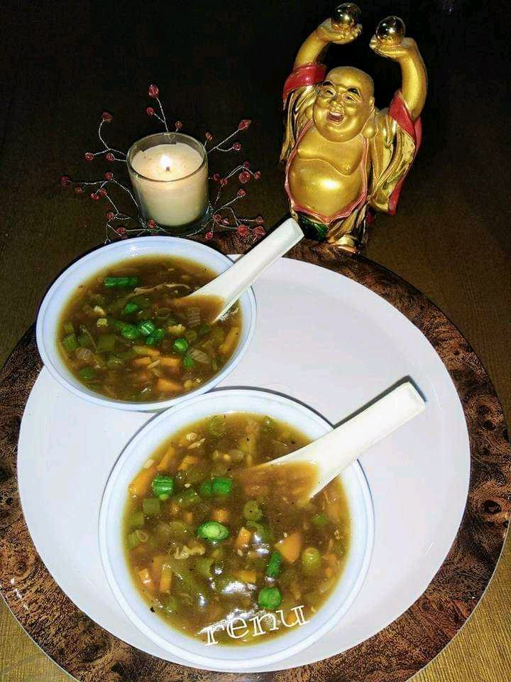 Hot N Sour Veg Soup 