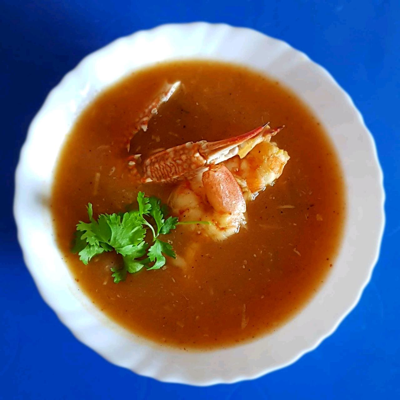 Seafood Carrot Soup