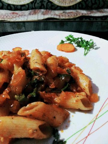Indian Penne Pasta.