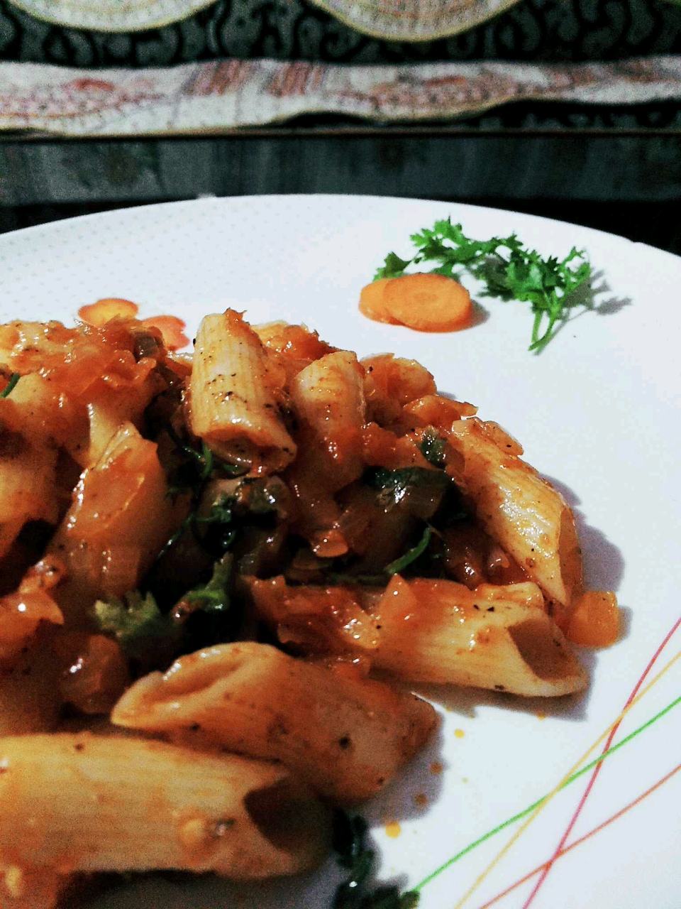 Indian Penne Pasta.