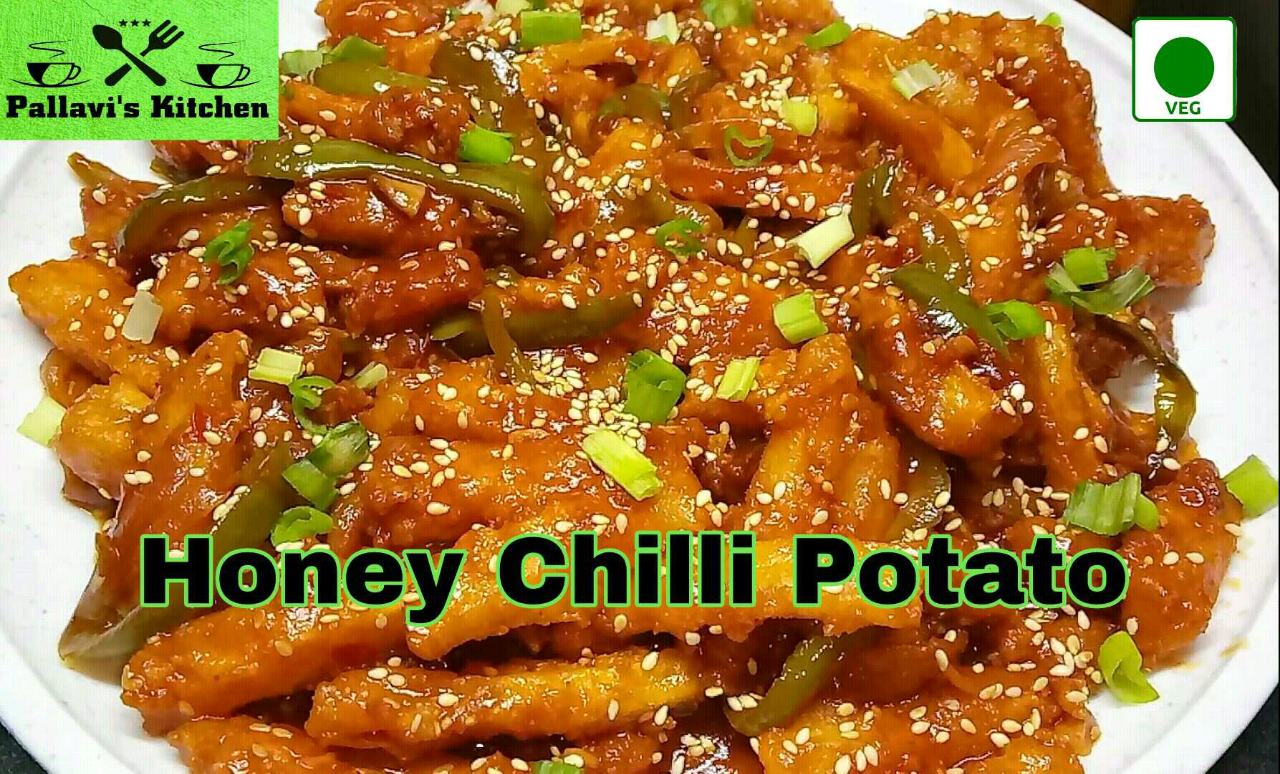 Honey Chilli Potatoes