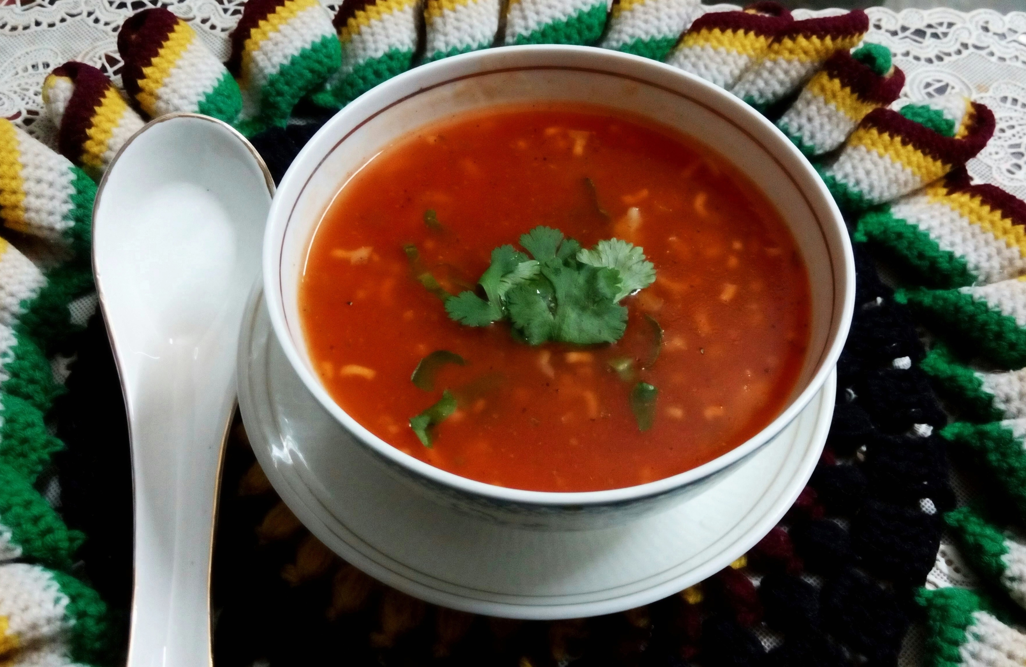 Tomato Basil Noodle Soup