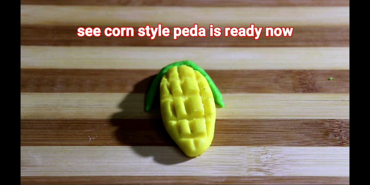 भुट्टे नुमा पेड़े (corn 🌽 style Peda)
