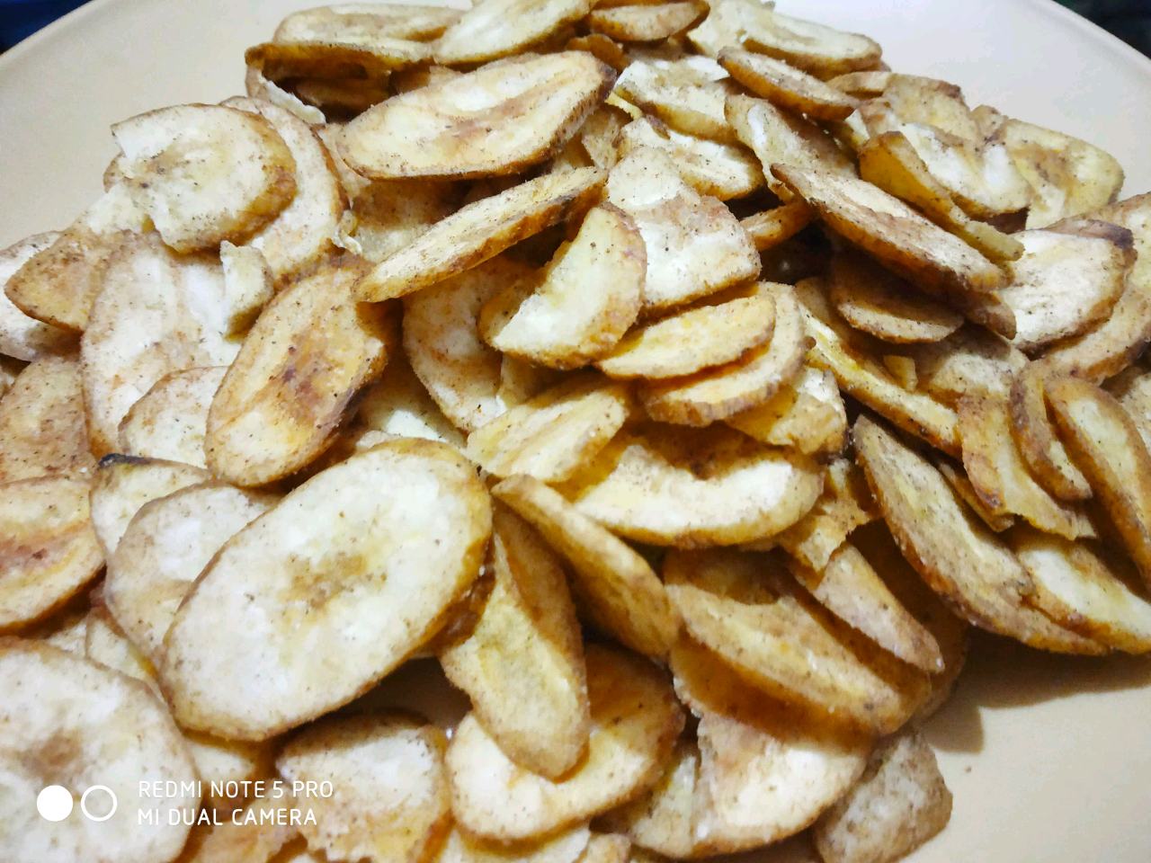 Pepper bana chips