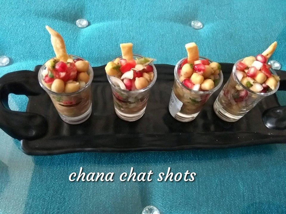 Chana chat shots