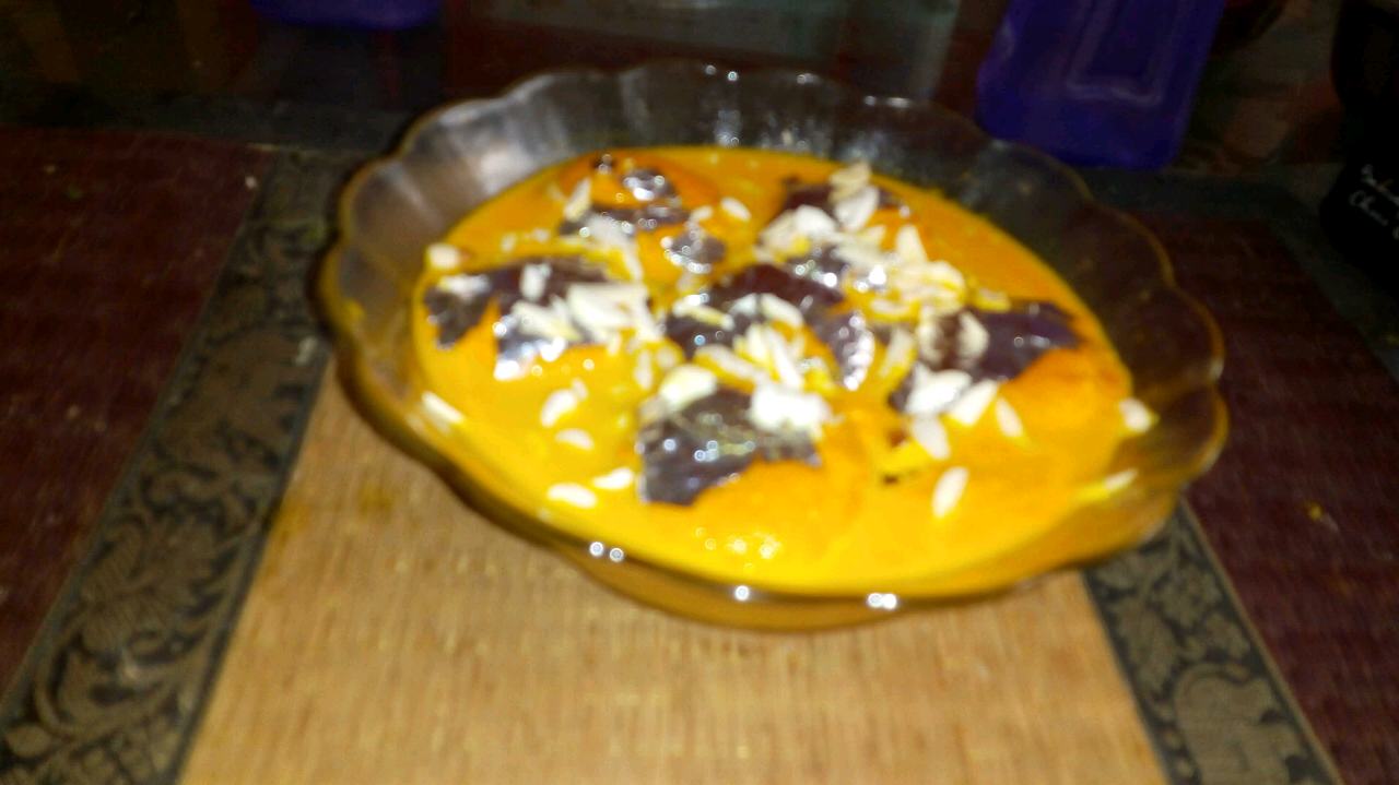 Orange Rasmalai