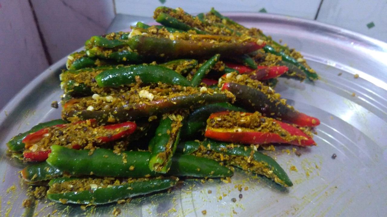 Green Chillies Pickle