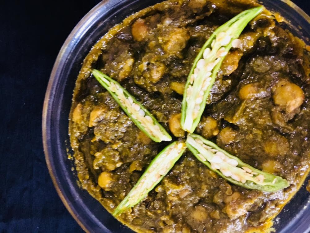 Palak- Channa  "Winter Wing"