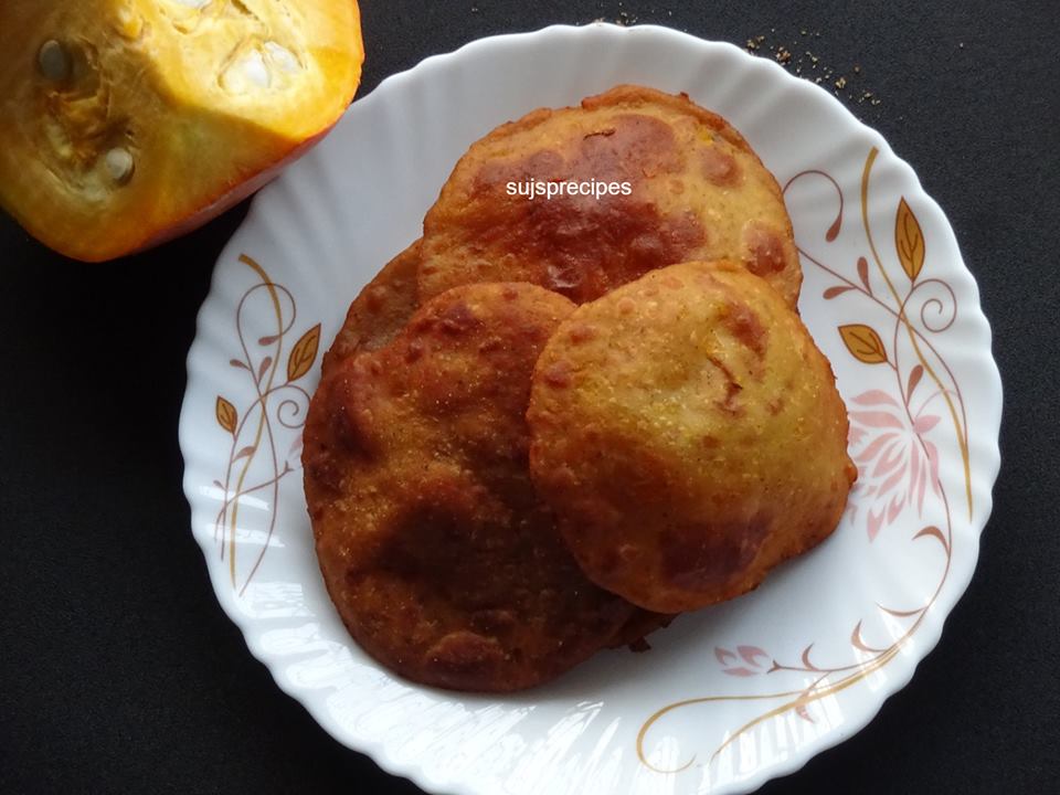 Sweet Pumpkin Puri (Bhoplyache Gharge)
