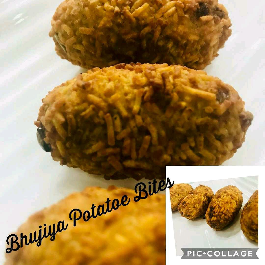 Bhujiya potatoes bites