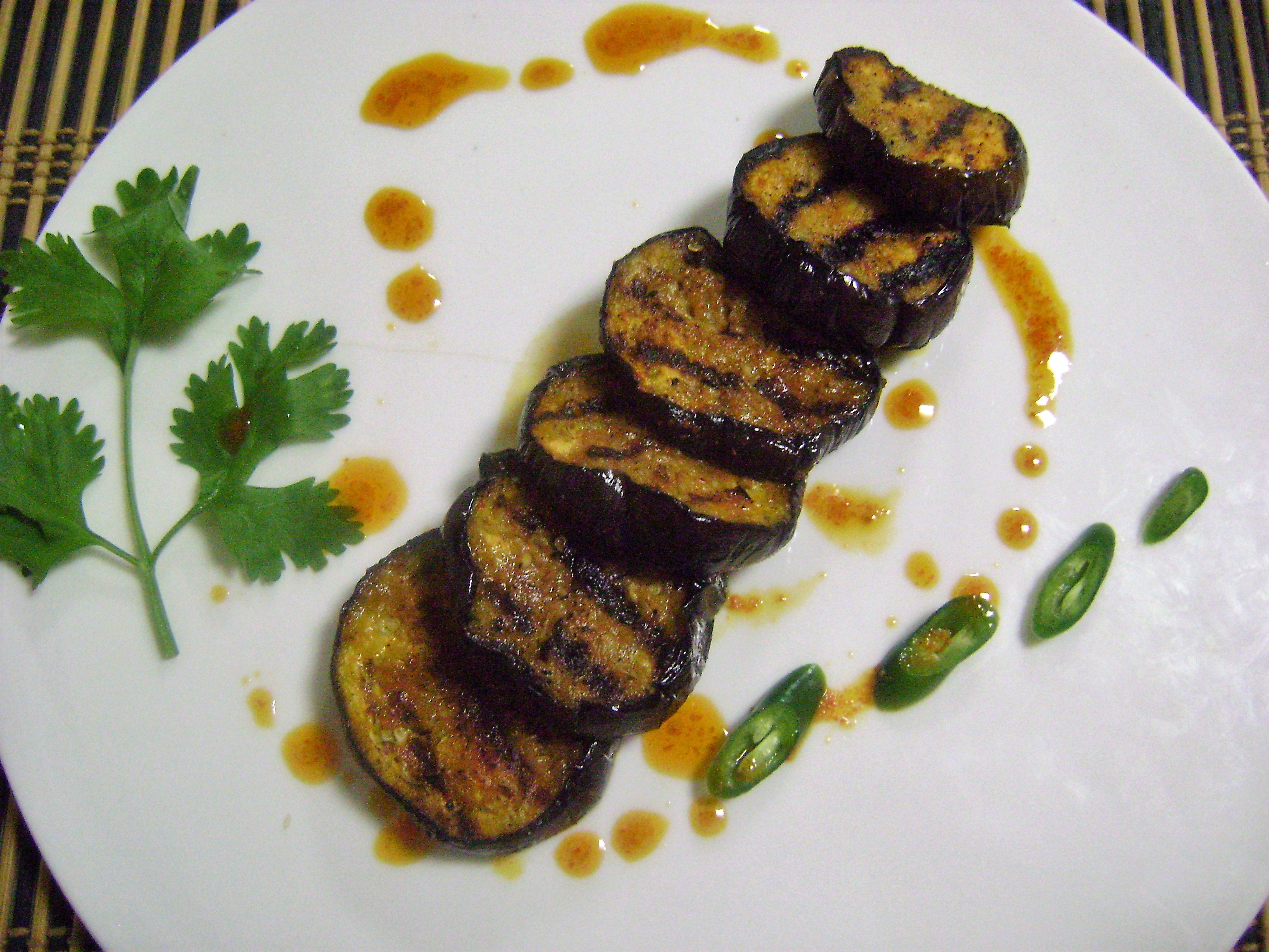 Pan Grilled Eggplants 