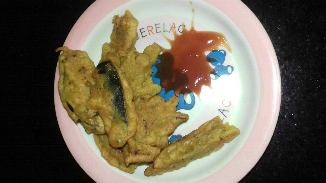 Brinjal Fritters 