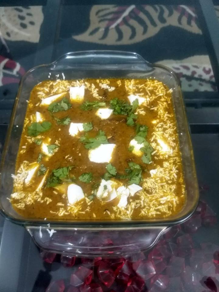 innovative peanut chutney flavoured paneer curry