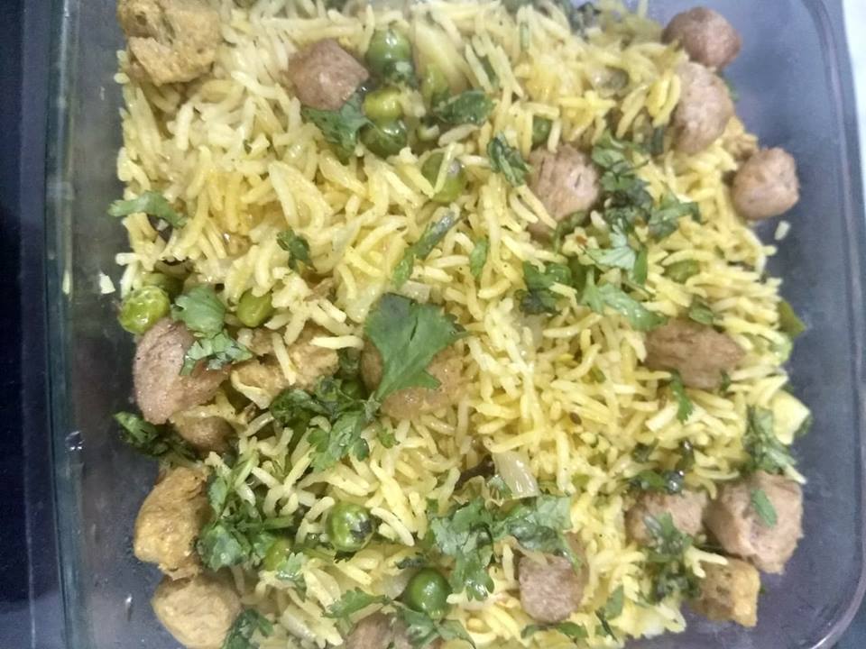 Nutri nuggets pulav