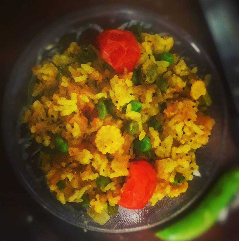 Instant vegetable rice