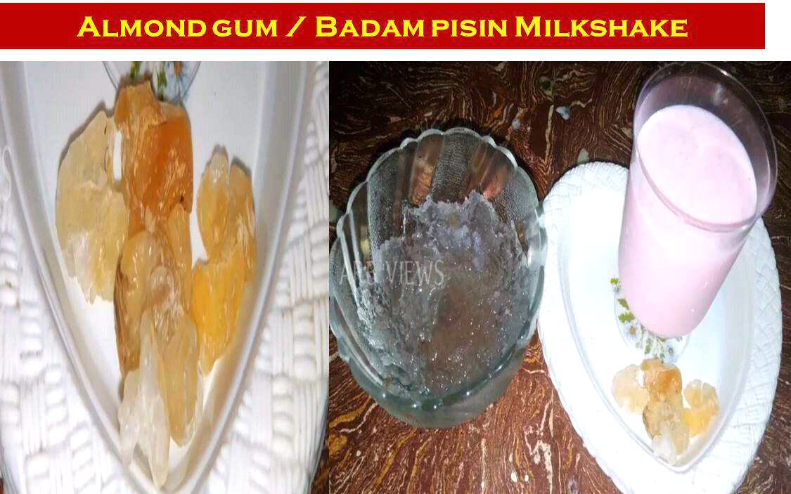 Almond Gum / Badam Pisin Milkshake 