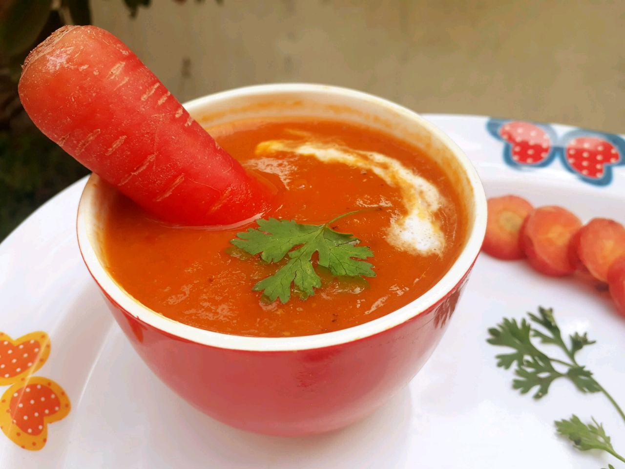 Weight Loss Healthy Carrot Soup