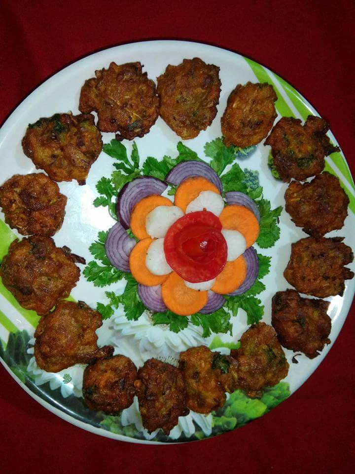 Pumpkin flowers pakoda