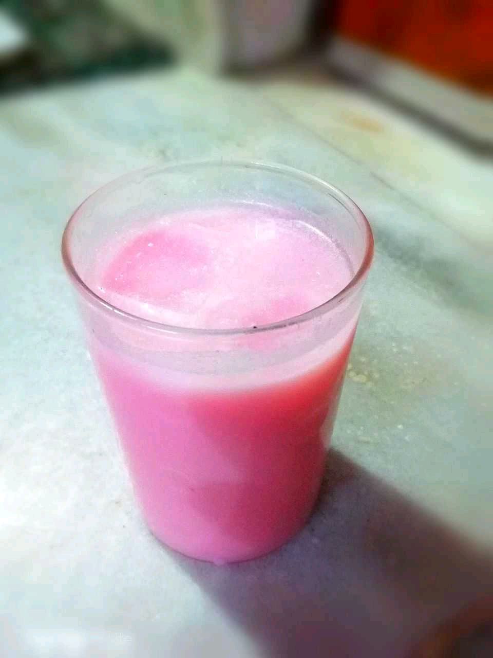 Roohafza Milk Shake