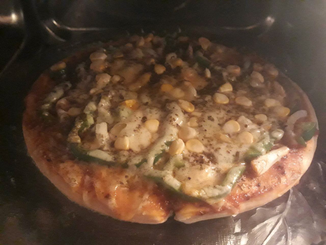 Instant Corn Pizza 