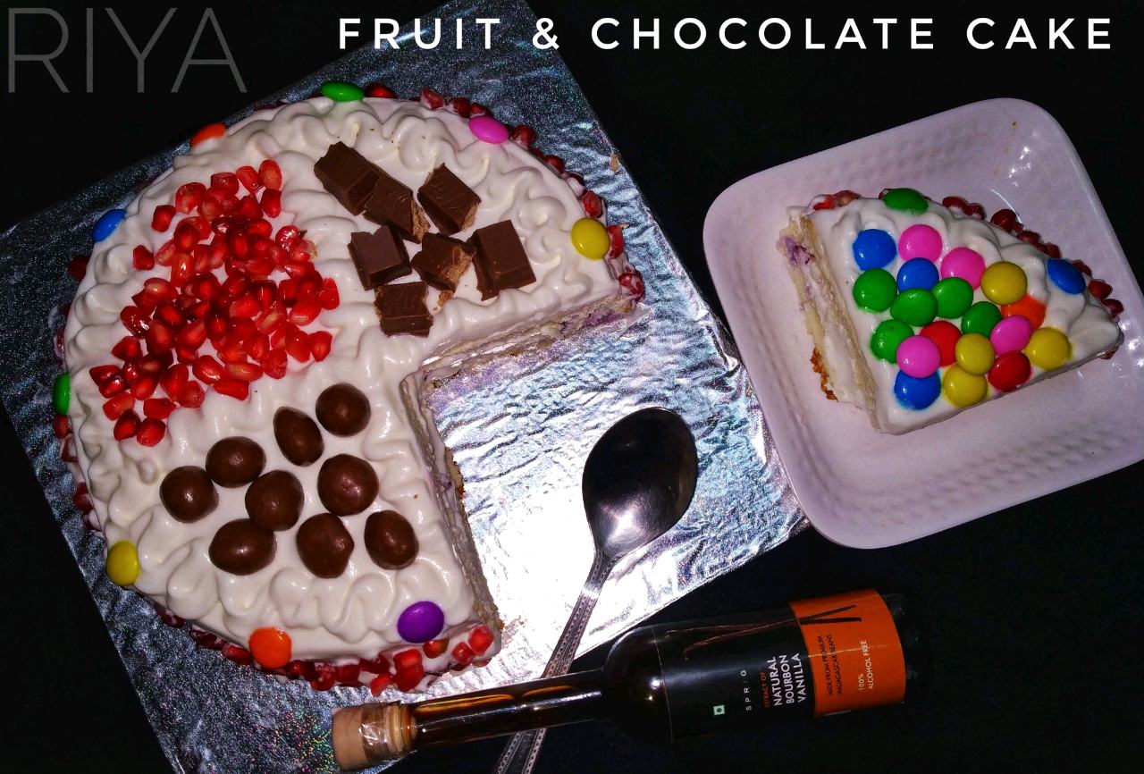 Fruit And Chocolate Cake