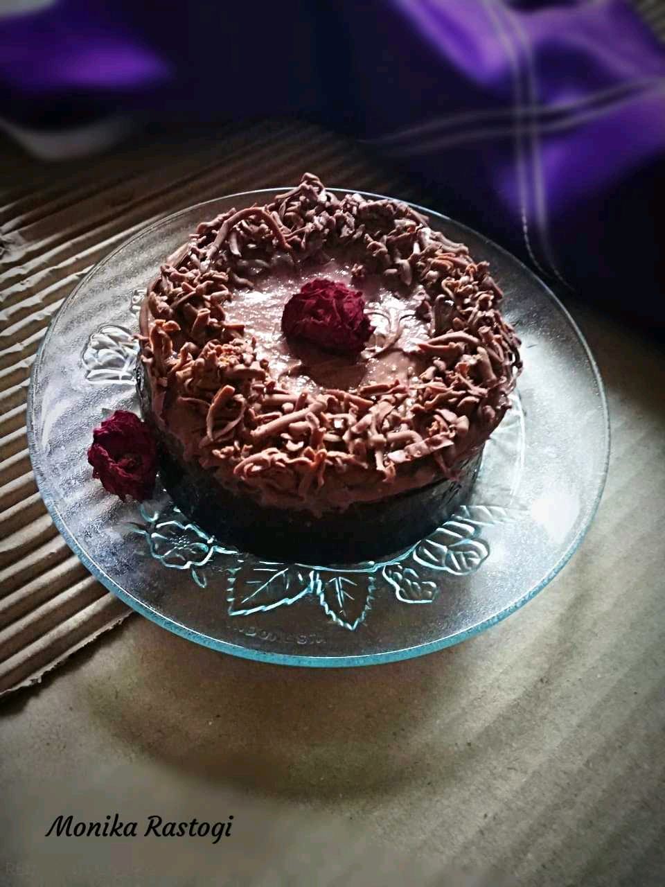 Almond N Chocolate Cake