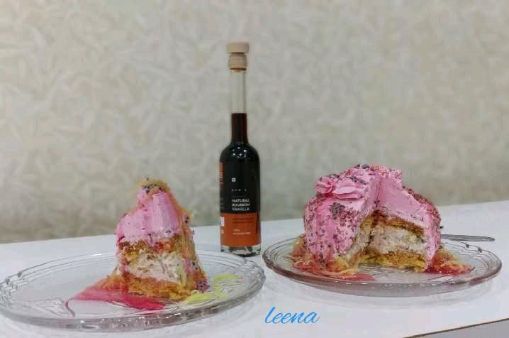 Rosy Falooda Cake 