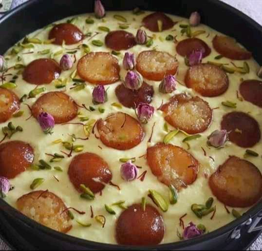 Gulab Jamun cheesecake 