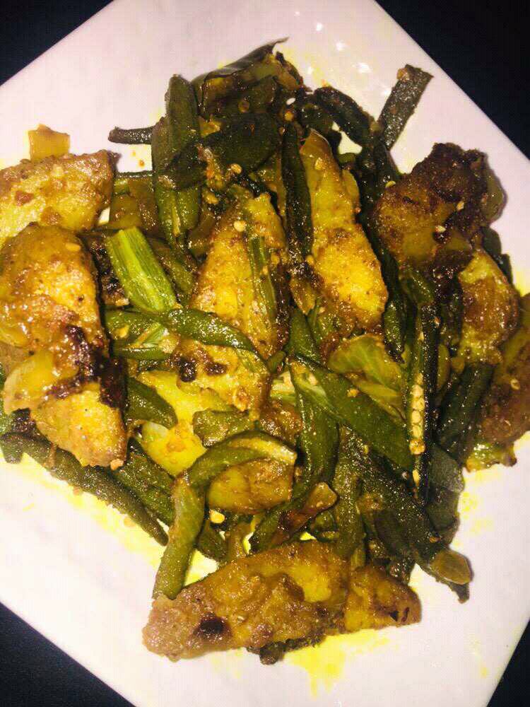 Okra-Potato "My Version"