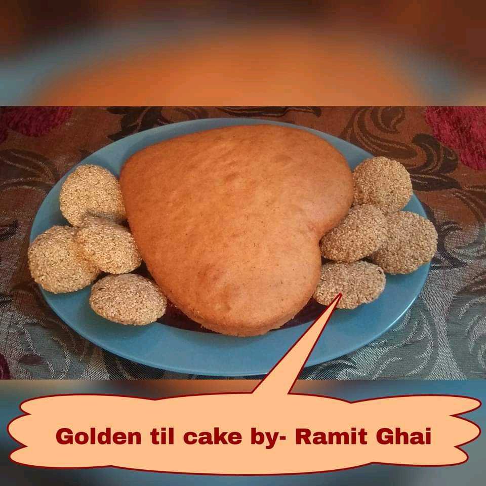 Til Cake (A Cake Made With Gulukand Chikki)