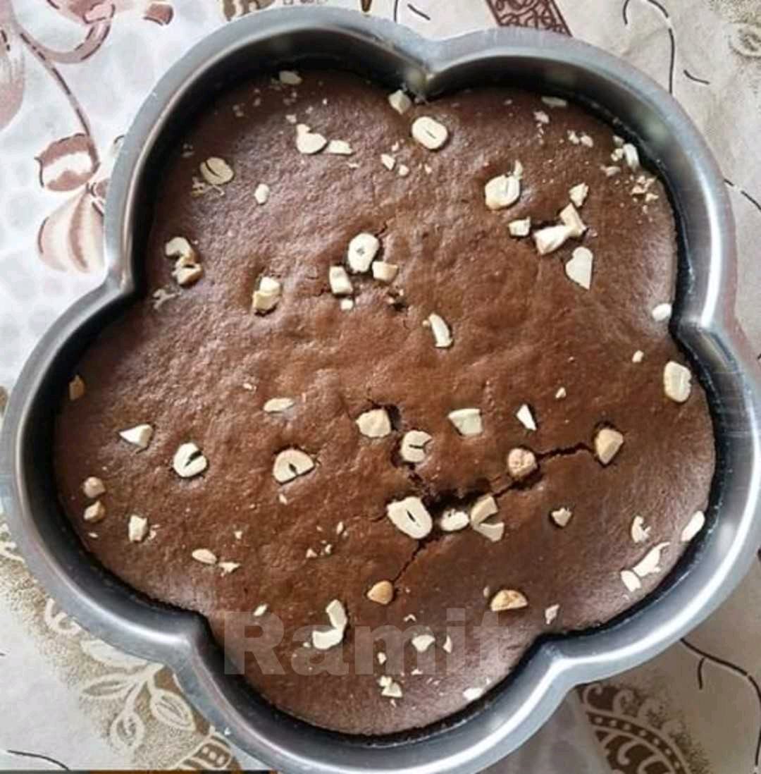Chocolate Coffee Almond Cake