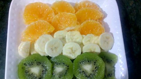 Tricolour Fruit Tray  "All Healthy"