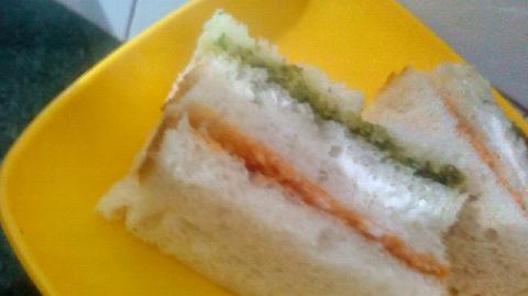 Tricolour Sandwich "Easy to Make"
