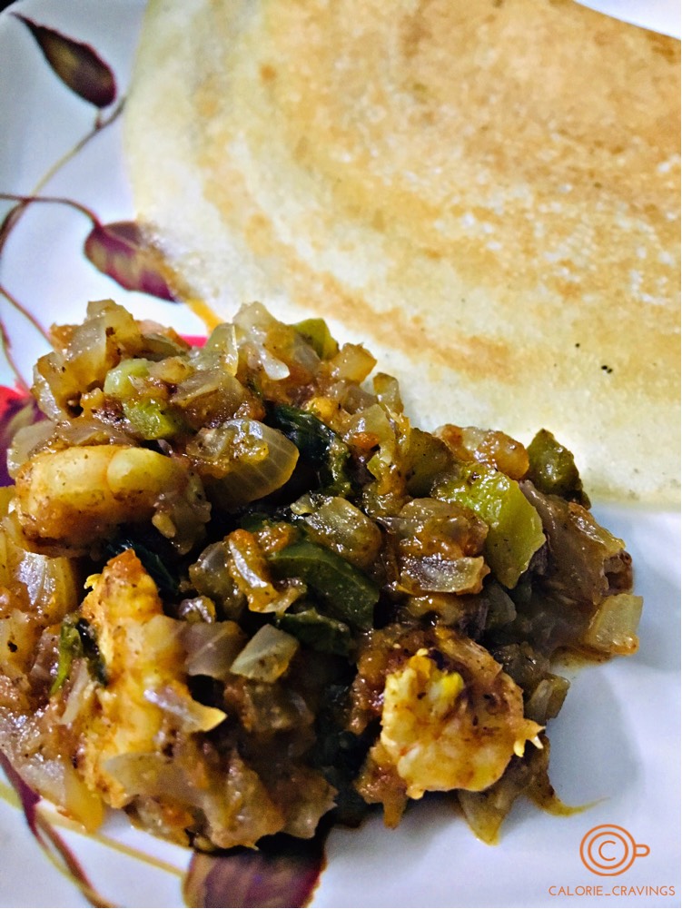 Capsicum Prawn Masala 