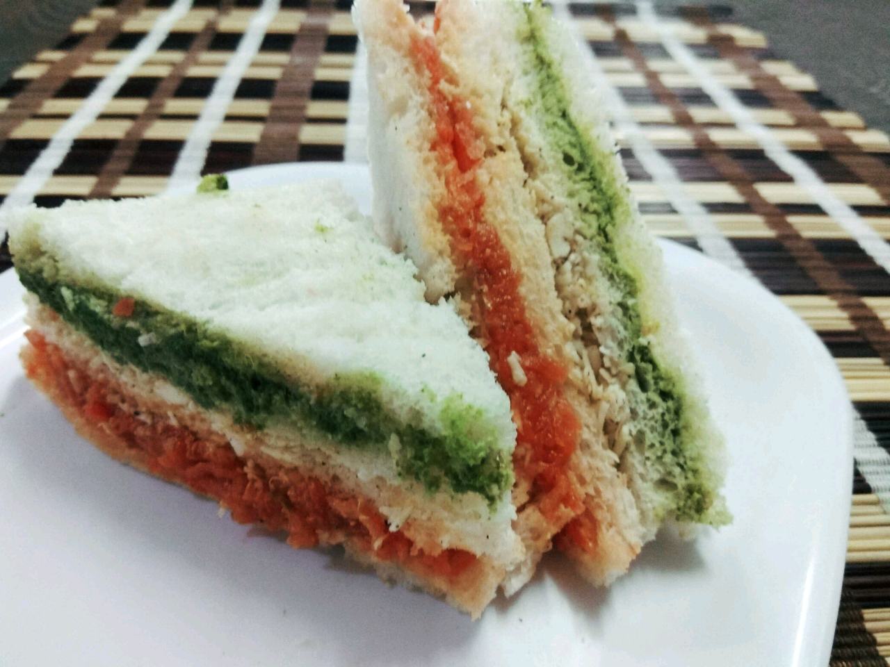 Tricolour Bombay Sandwich