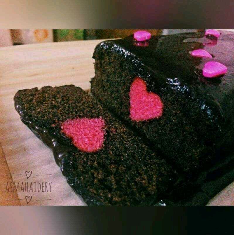 Perfect Chocolate Cake With Suprise Heart Inside